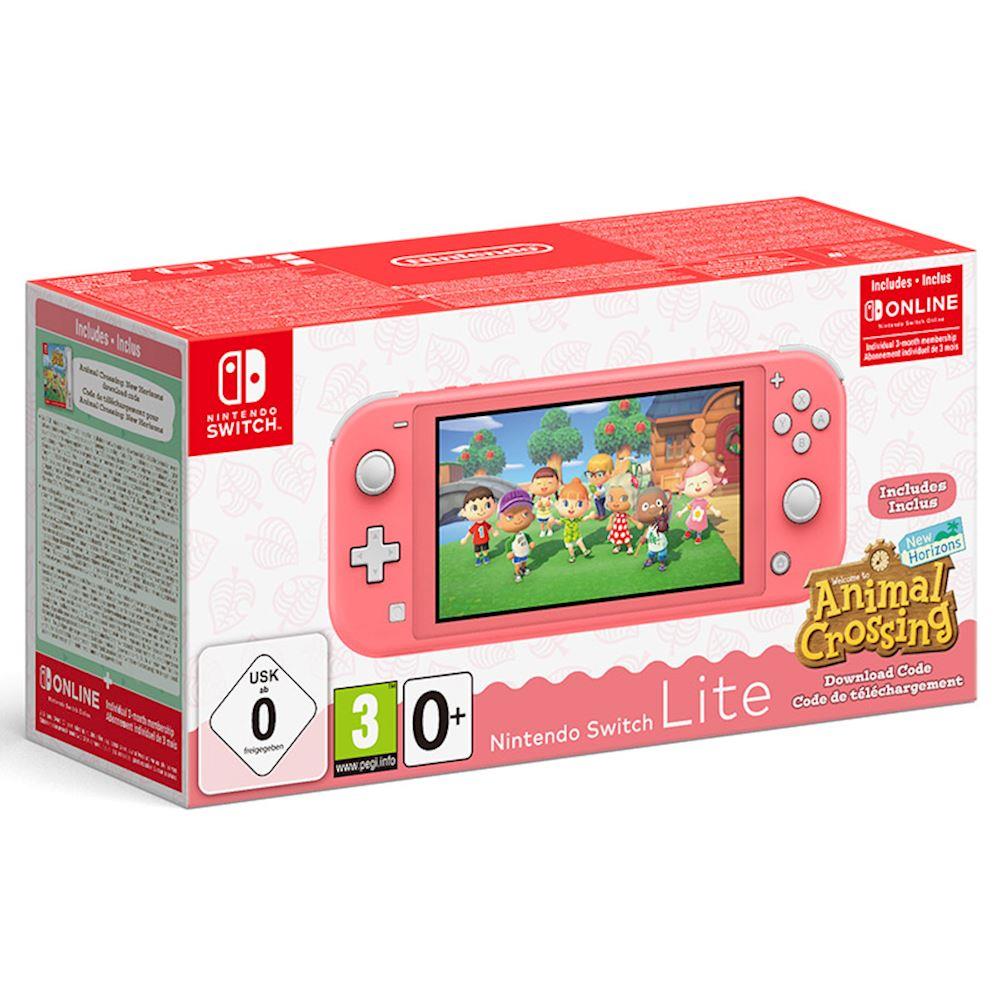 NINTENDO Nintendo Switch Lite console portatile corallo + Animal Crossing bundle